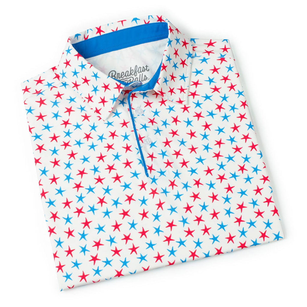 RSVLTS Starfish Spangled All-Day Polo in Multicolor — detail 9