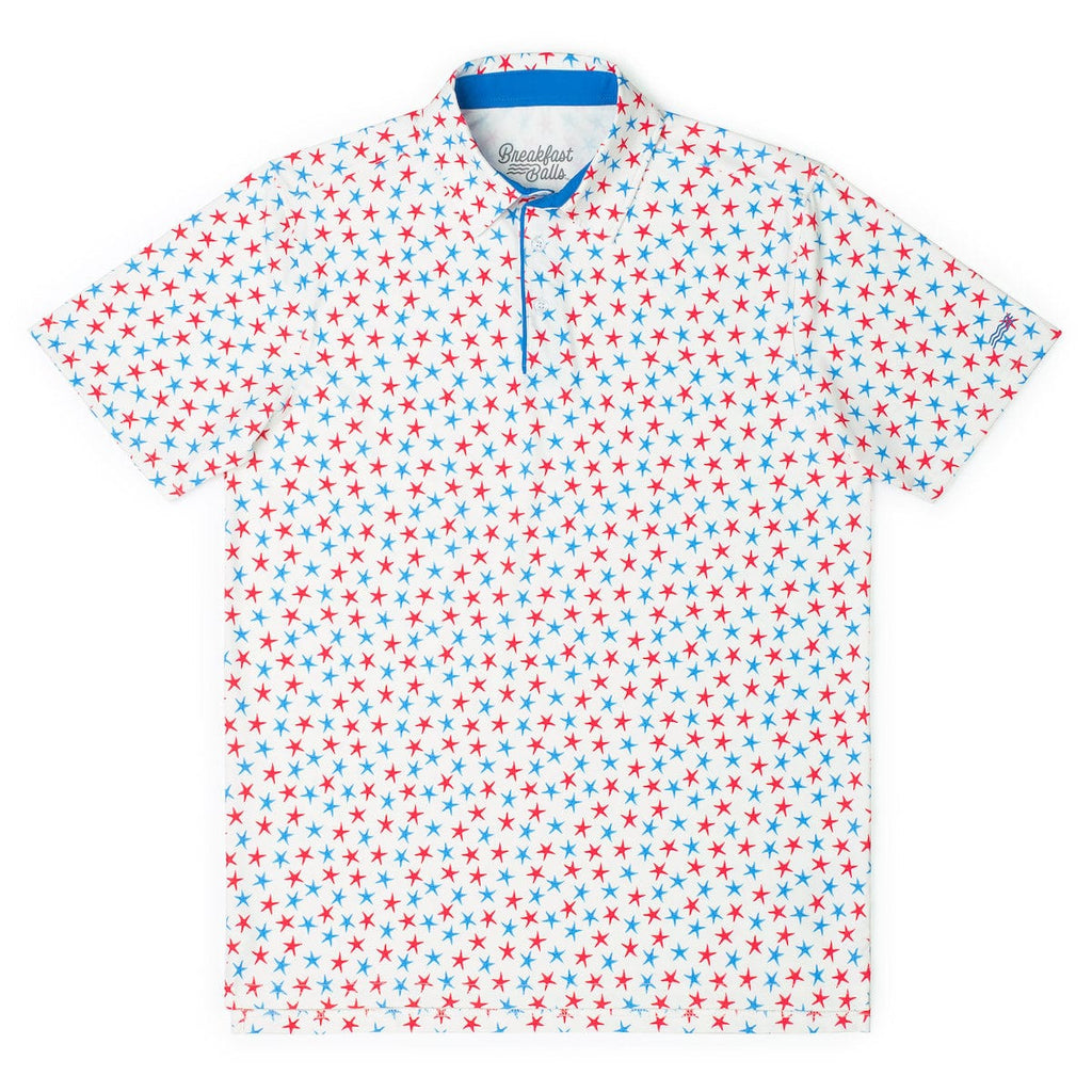 RSVLTS Starfish Spangled All-Day Polo in Multicolor — detail 3