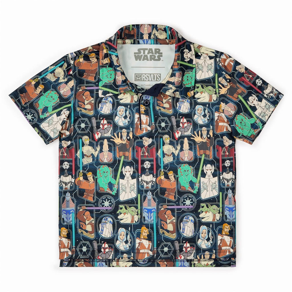 RSVLTS Clone Wars Crew Preschool All-Day Polo in Multicolor — detail 3