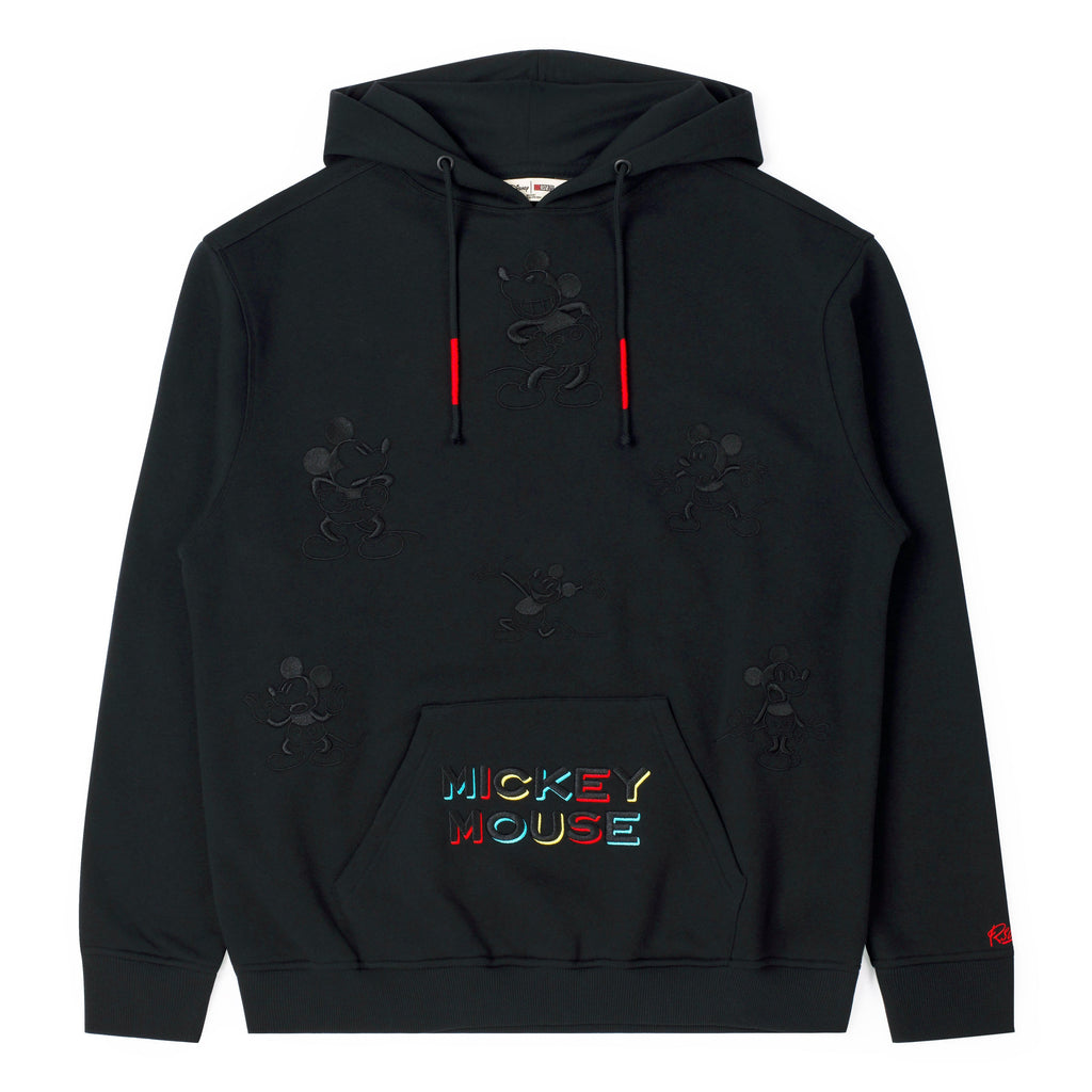 RSVLTS Midnight Mickeys Classic Hoodie in Black — front view