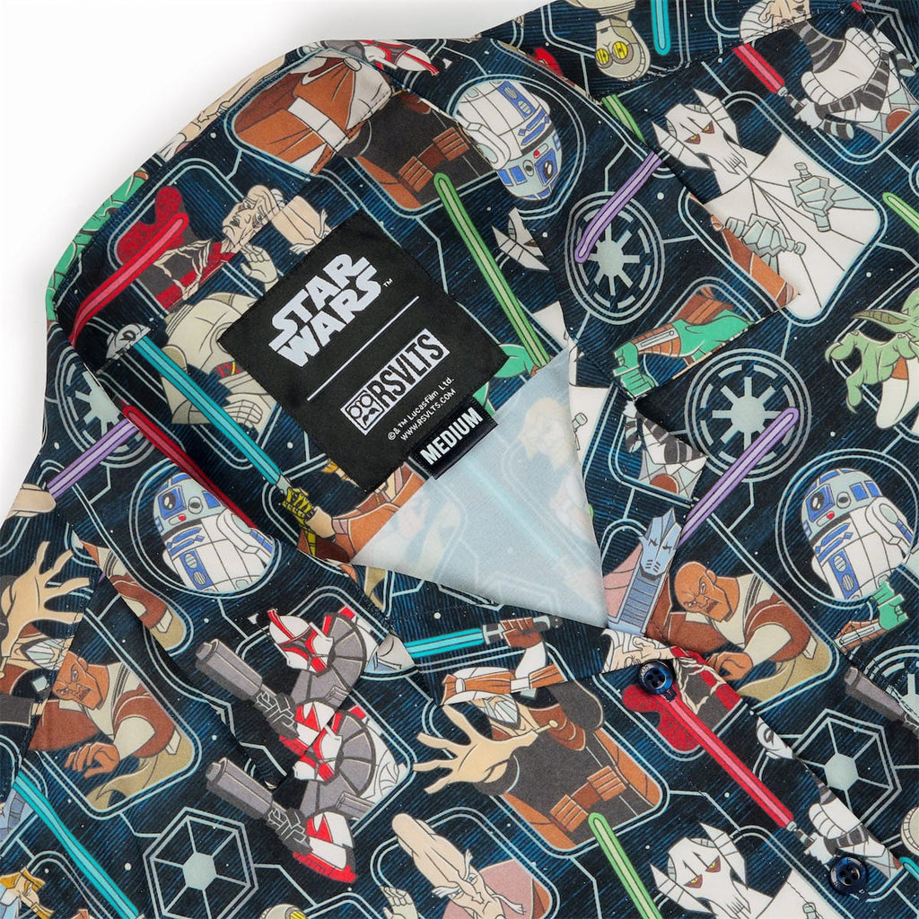 RSVLTS Clone Wars Crew Women's KUNUFLEX Short Sleeve Shirt in Multicolor — detail 9