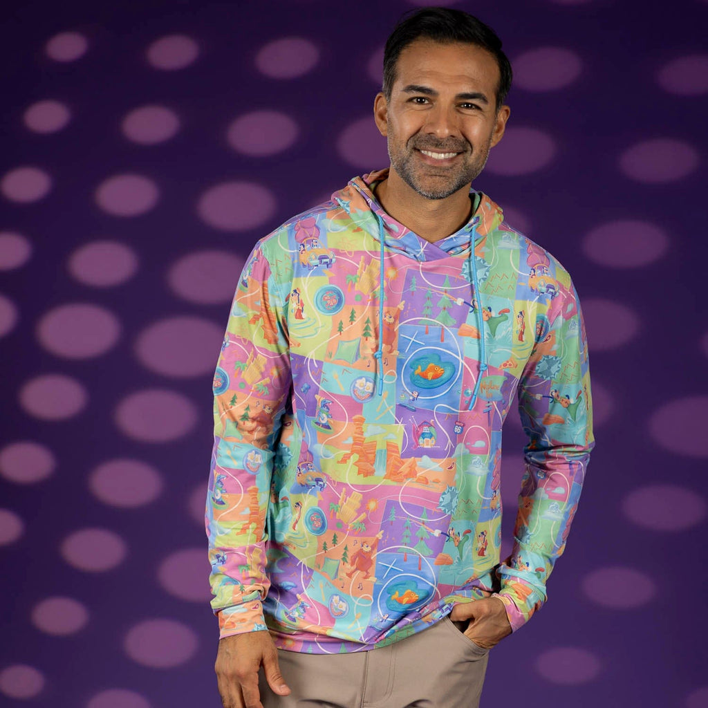 RSVLTS The Open Road Performance Hoodie in Multicolor — detail 6