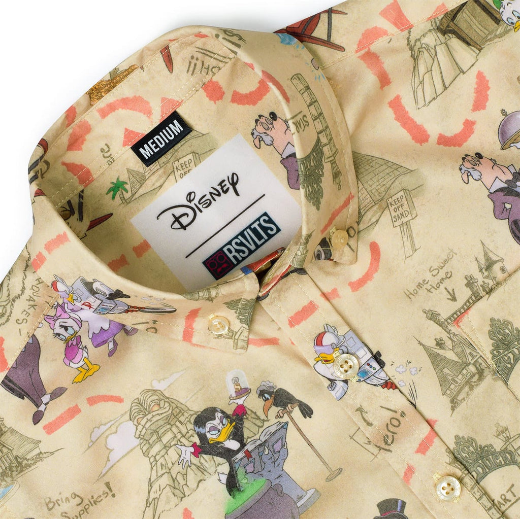 RSVLTS Birds of a Treasure Youth KUNUFLEX Short Sleeve Shirt in Multicolor — detail 5