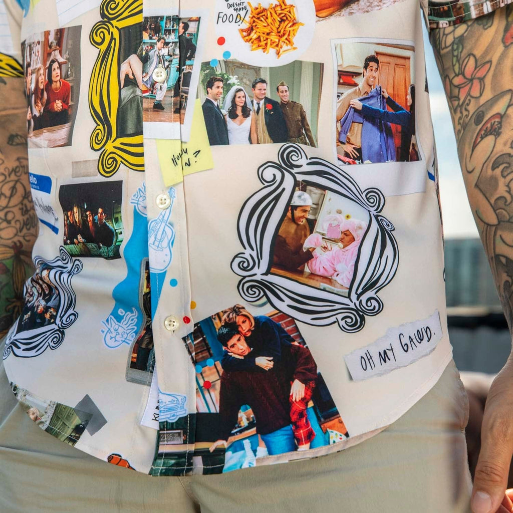RSVLTS The One with the Memories KUNUFLEX Short Sleeve Shirt in Multicolor — detail 9