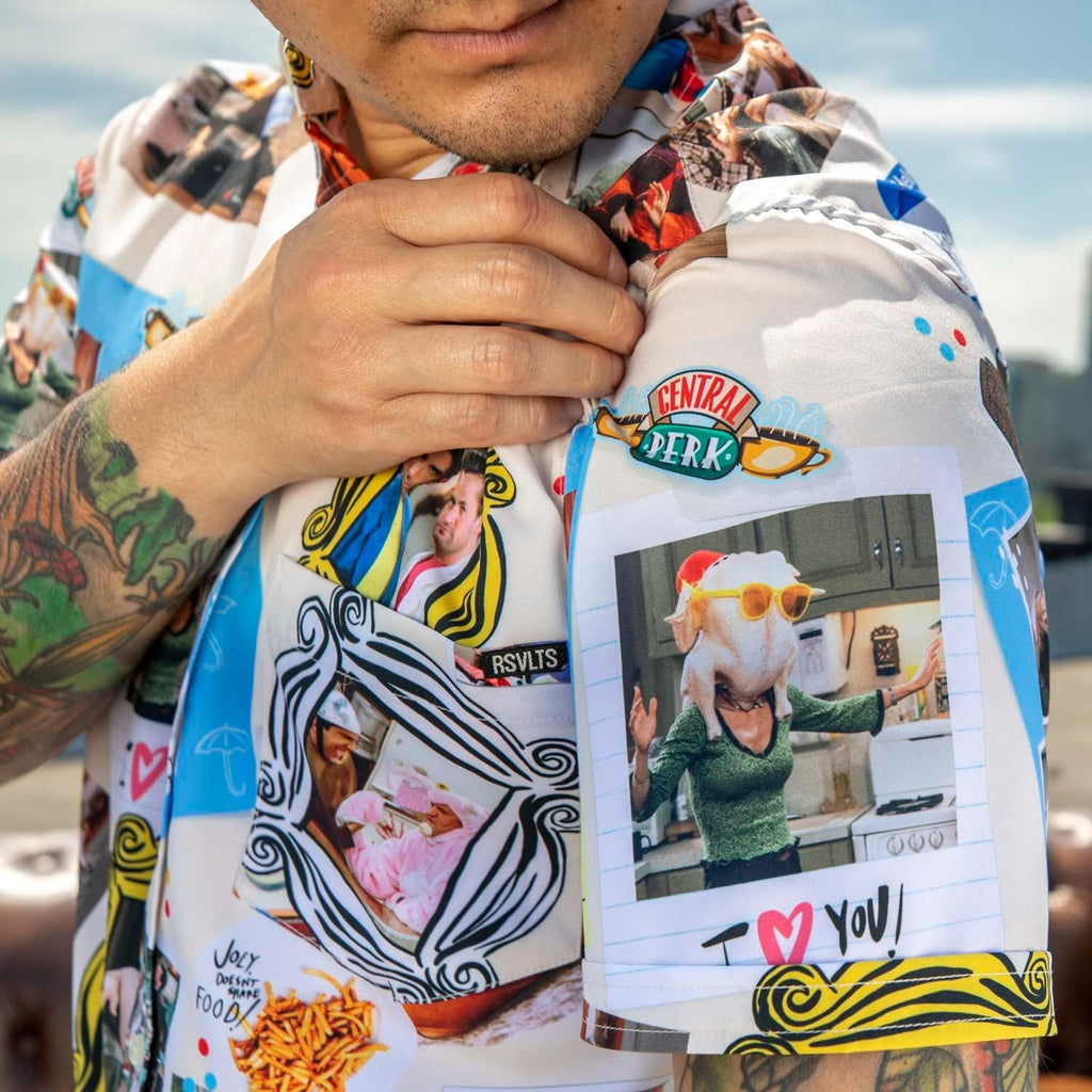 RSVLTS The One with the Memories KUNUFLEX Short Sleeve Shirt in Multicolor — detail 6