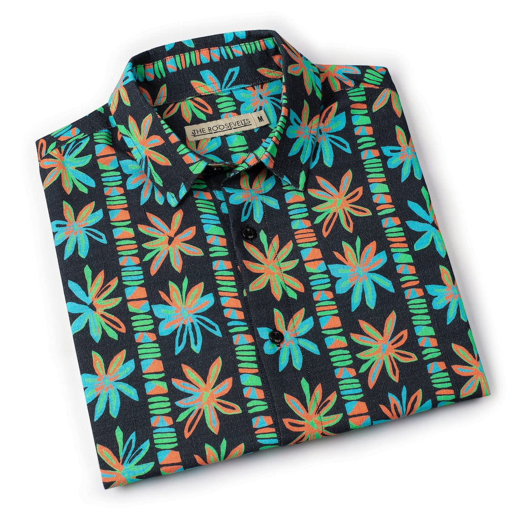 RSVLTS Fleur-escent Bamboo Short Sleeve Shirt — detail 12