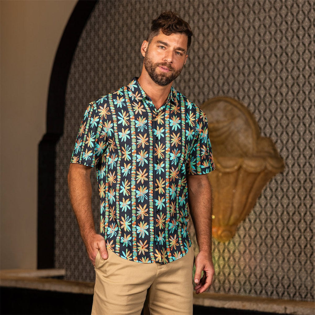 RSVLTS Fleur-escent Bamboo Short Sleeve Shirt — detail 7