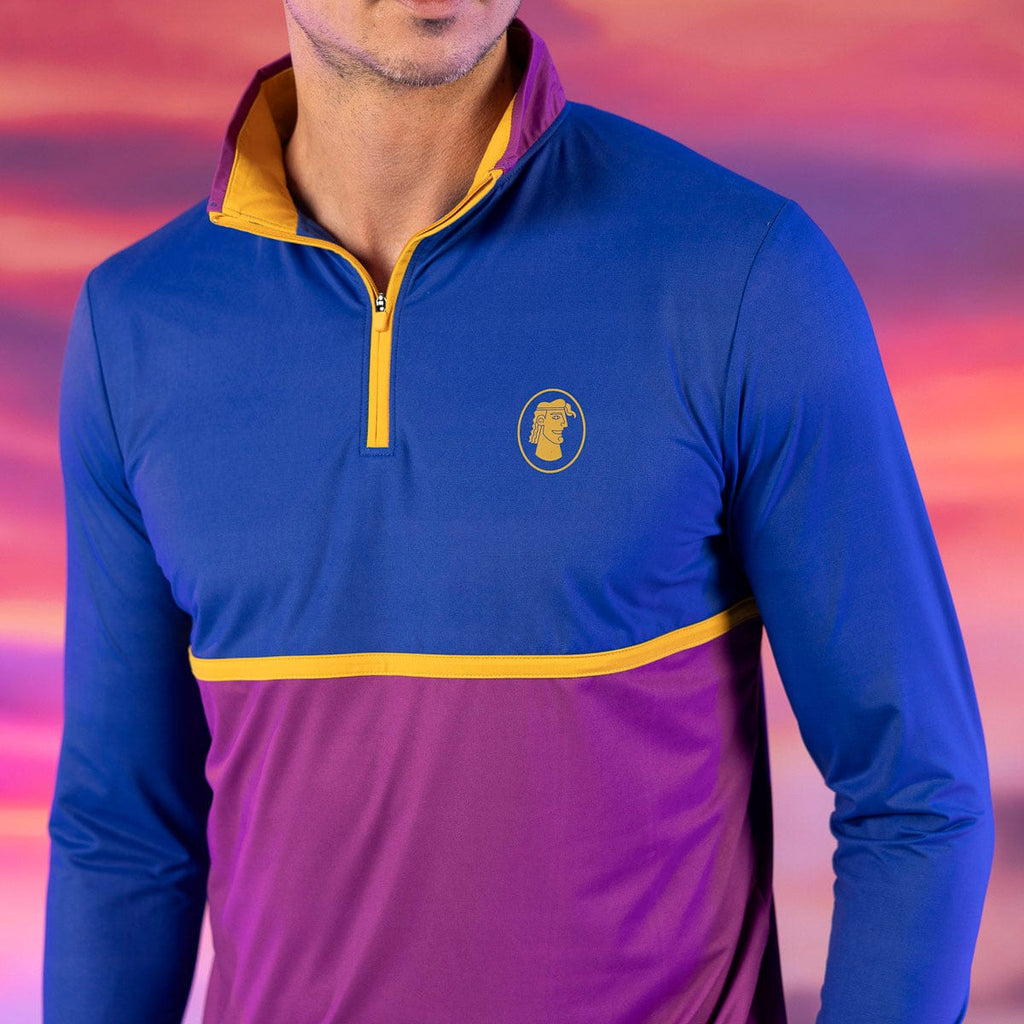 RSVLTS Team Herc Quarter Zip in Blue — detail 5