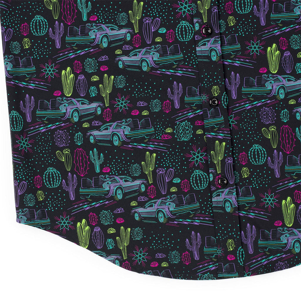 RSVLTS Quantum Cowboys KUNUFLEX Short Sleeve Shirt in Black — detail 12
