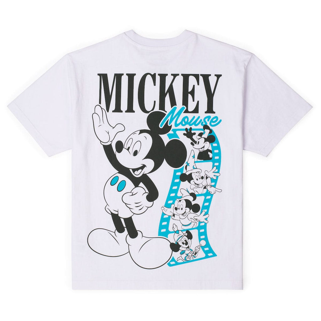 RSVLTS Mickey Through the Ears Vintage Crewneck Tee in White — detail 5