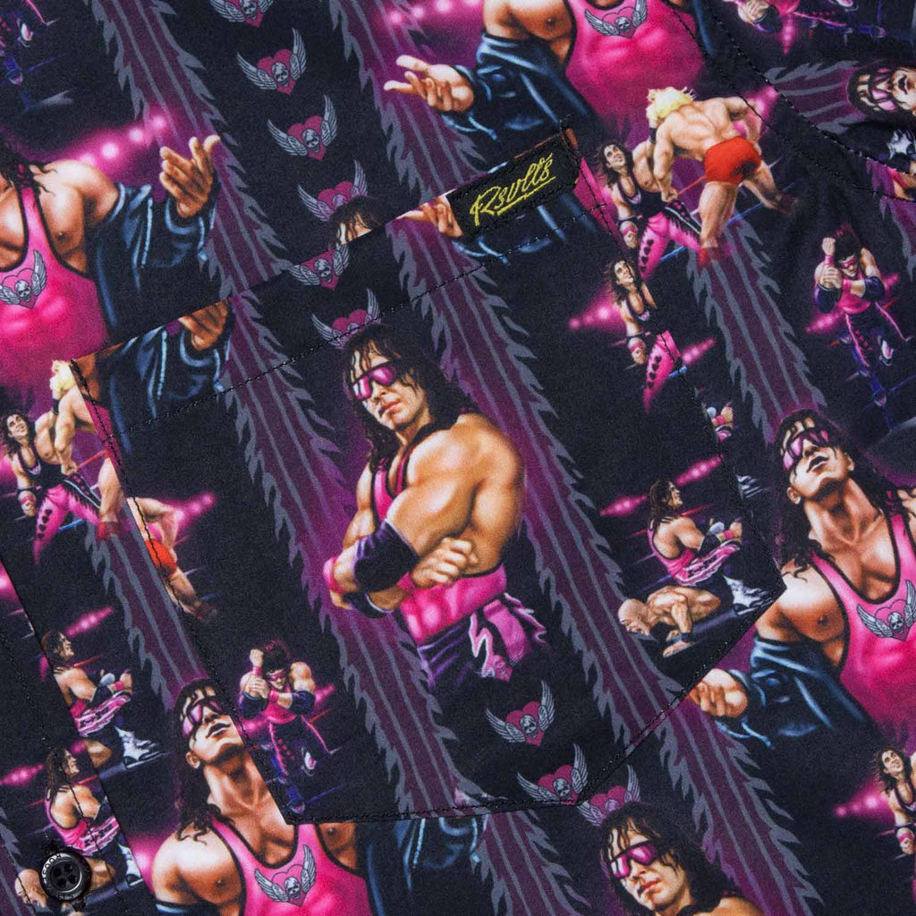 RSVLTS The Hitman KUNUFLEX Short Sleeve Shirt in Purple — detail 2