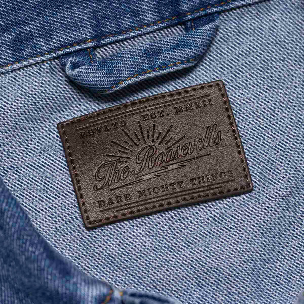 RSVLTS Denim Dan Classic Denim Jacket in Blue — detail 8