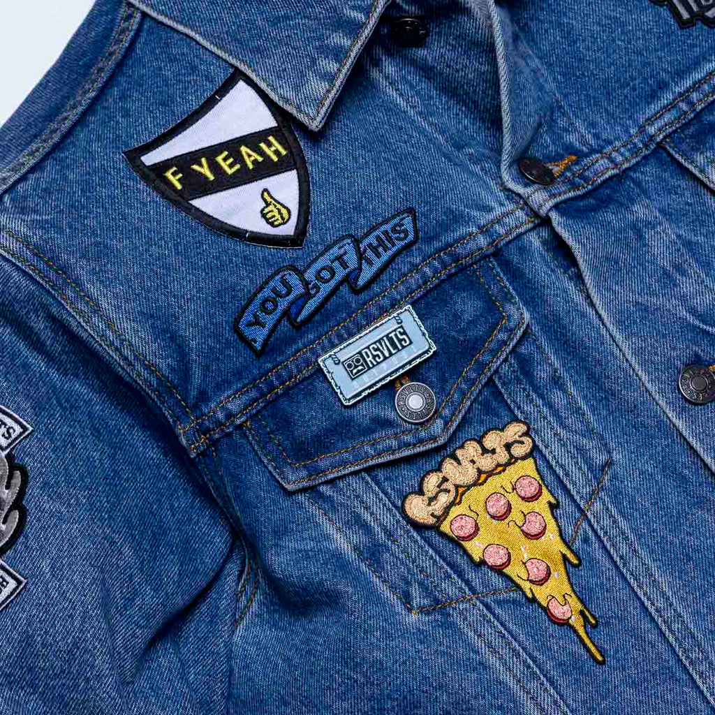 RSVLTS Denim Dan Classic Denim Jacket in Blue — detail 12