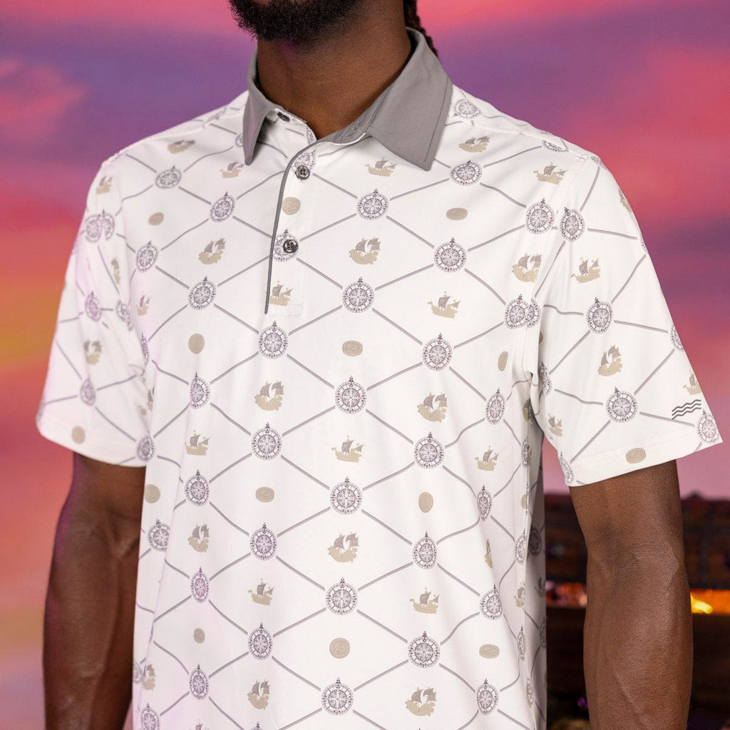 RSVLTS Vessels & Odysseys All-Day Polo in Gray — detail 5