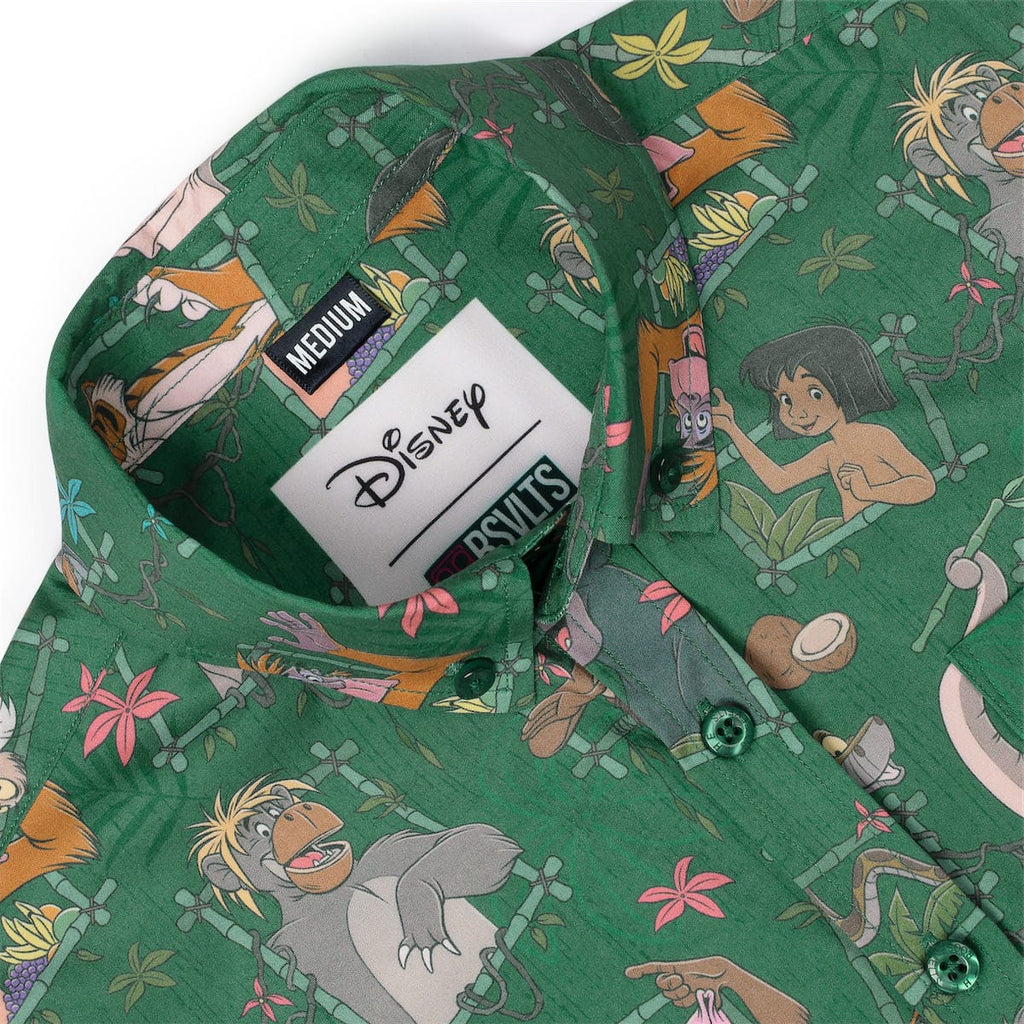 RSVLTS Vine Vibin' Youth KUNUFLEX Short Sleeve Shirt in Green — detail 4