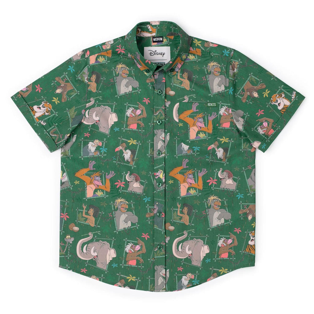 RSVLTS Vine Vibin' Youth KUNUFLEX Short Sleeve Shirt — front view