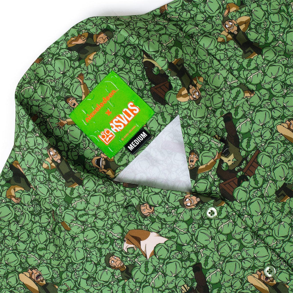 RSVLTS My Cabbages! Women's KUNUFLEX Short Sleeve Shirt in Green — detail 5