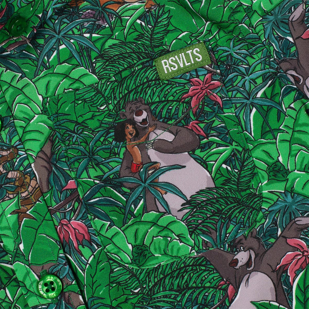 RSVLTS Baloo and the Crew Preschool KUNUFLEX Short Sleeve Shirt in Green — detail 4