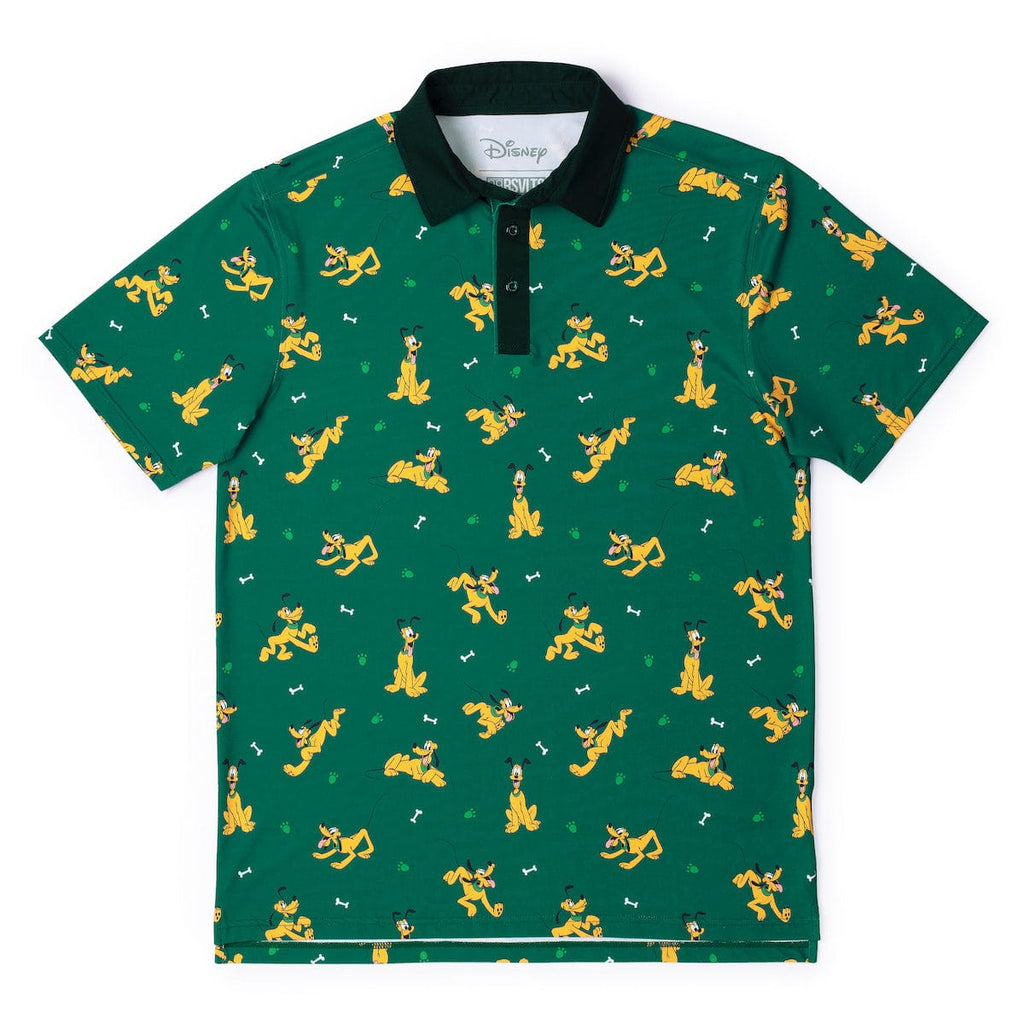 RSVLTS Pluto on the Green All-Day Polo in Green — front view