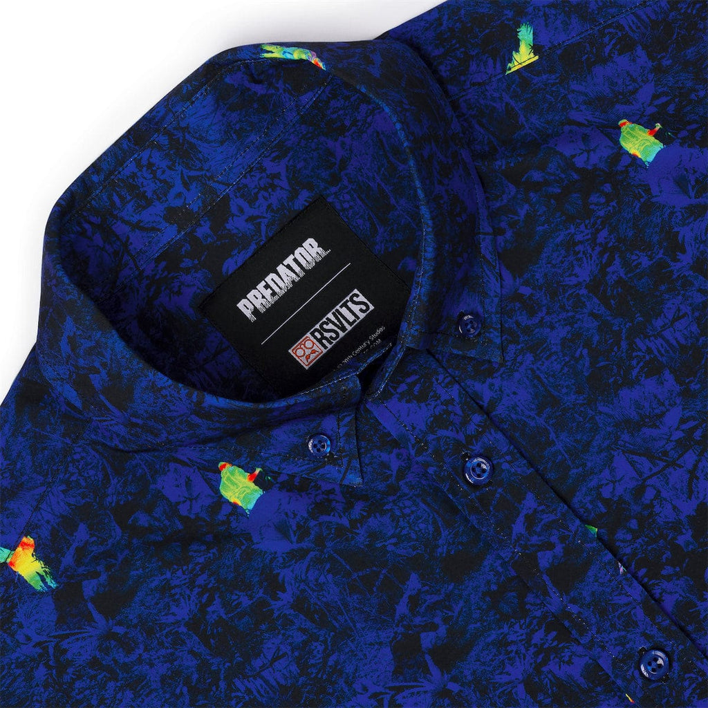 RSVLTS Thermal Vision KUNUFLEX Short Sleeve Shirt in Blue — detail 6