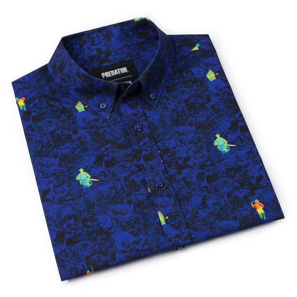 RSVLTS Thermal Vision KUNUFLEX Short Sleeve Shirt in Blue — detail 8