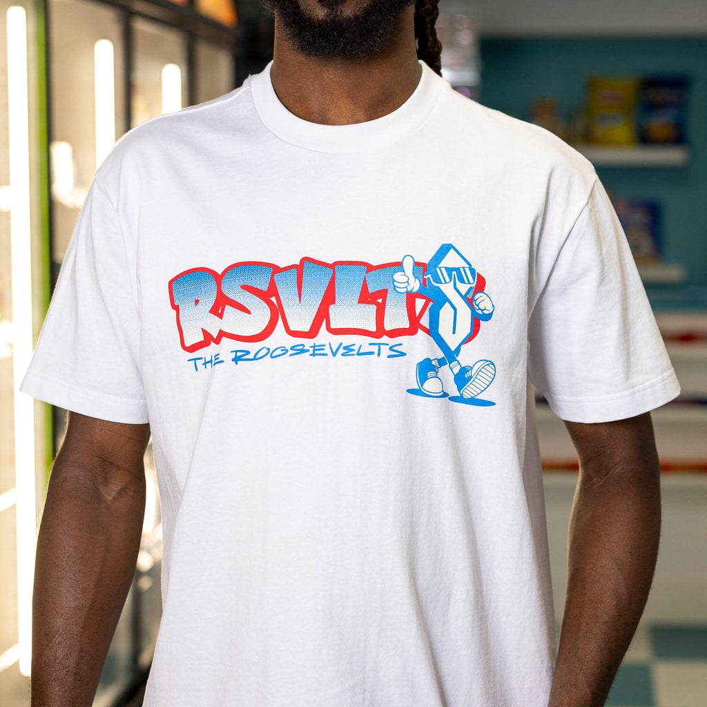 RSVLTS Cool S Tag Vintage Crewneck Tee — front view