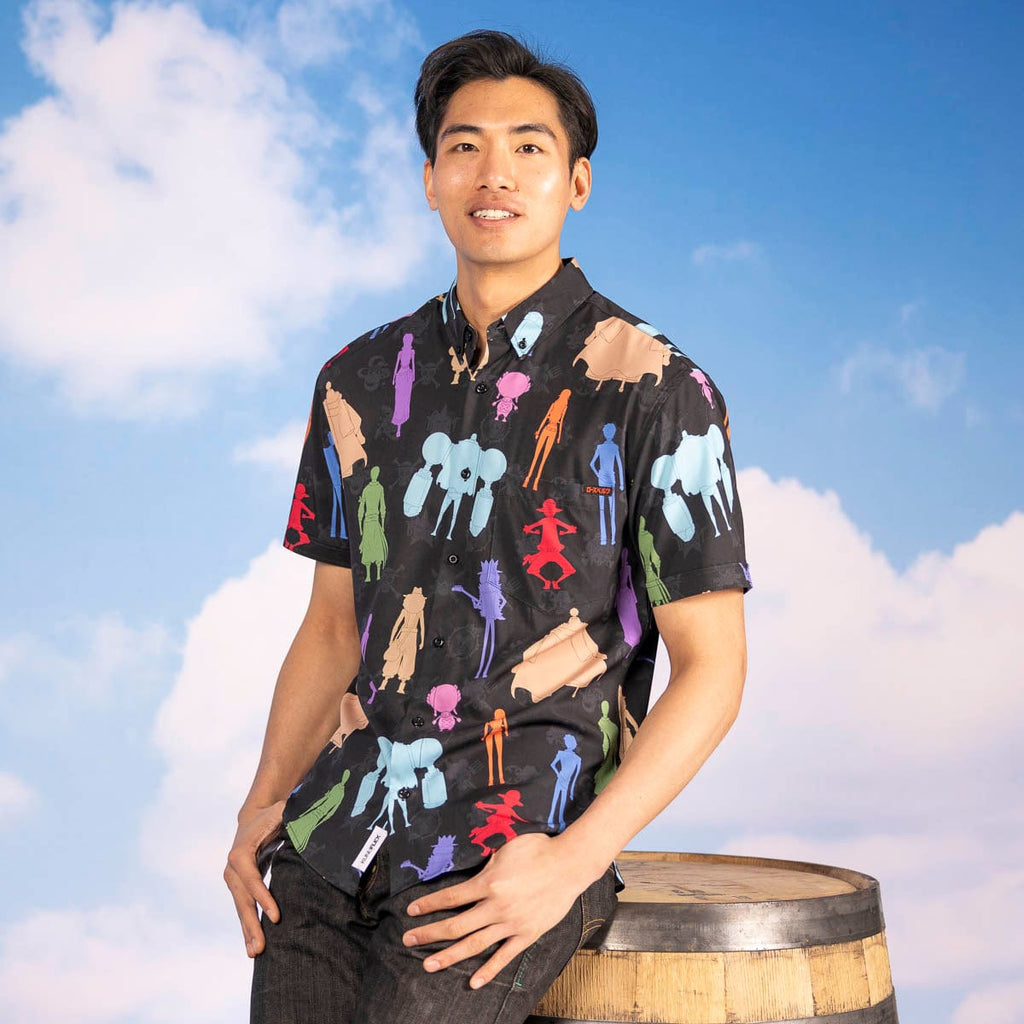 RSVLTS We Go! KUNUFLEX Short Sleeve Shirt in Black — detail 8