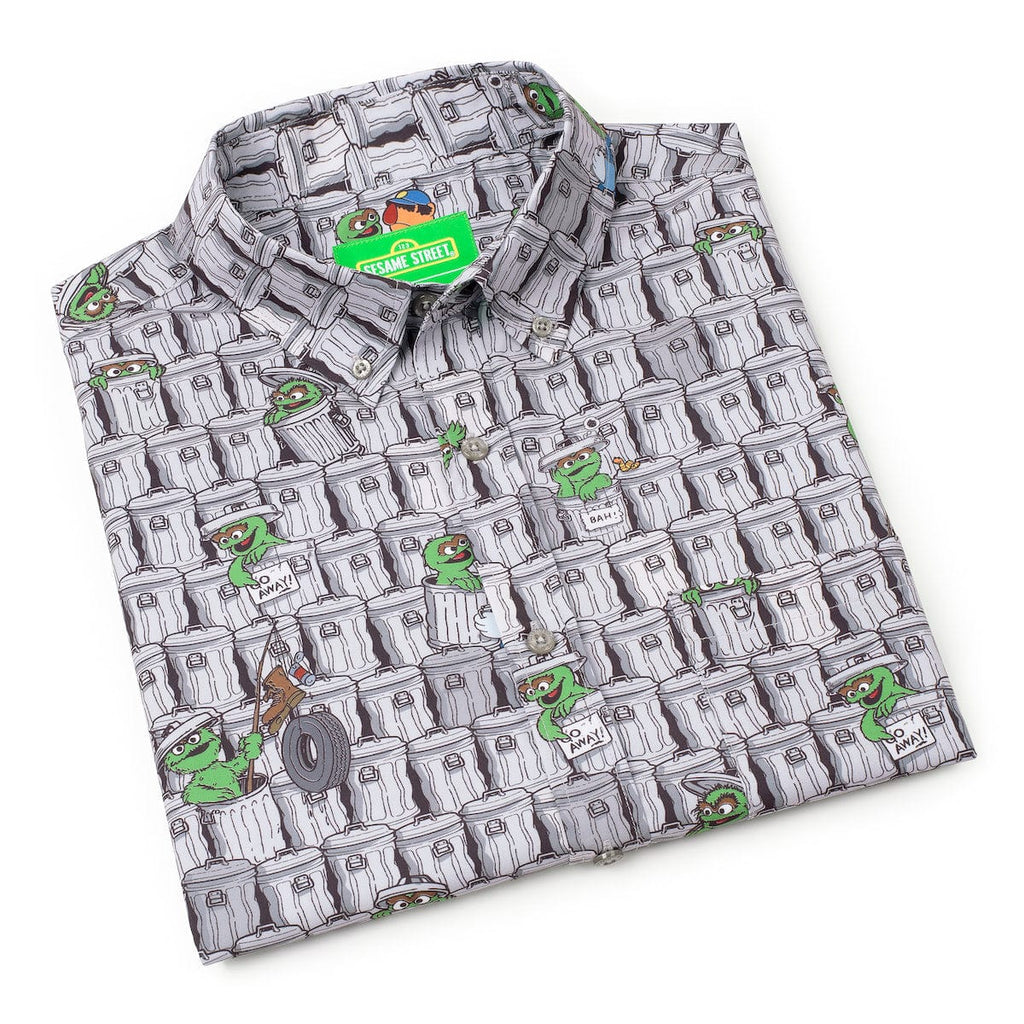 RSVLTS Scram! KUNUFLEX Short Sleeve Shirt in Black — detail 10