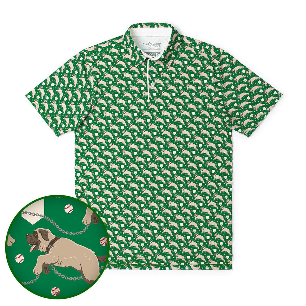 RSVLTS Beastball All-Day Polo in Green — front view