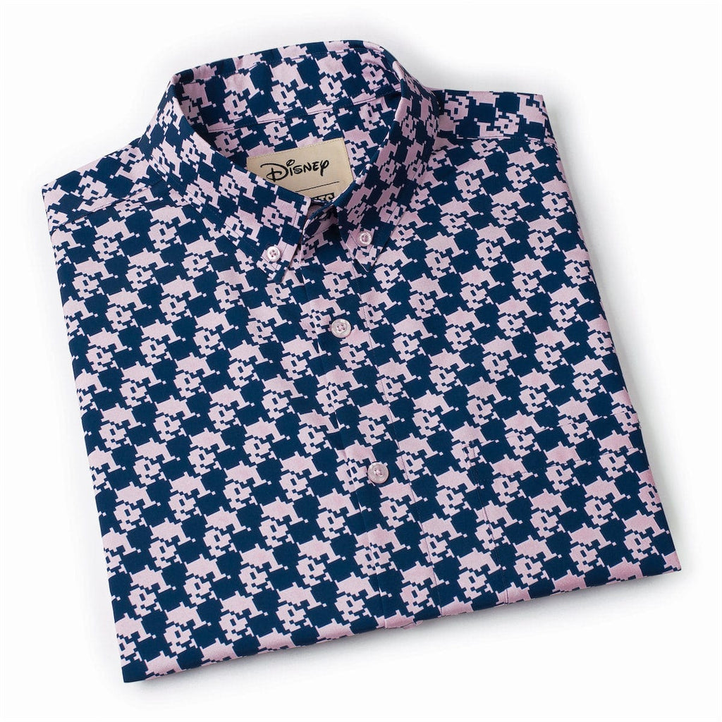 RSVLTS Pixel Pal KUNUFLEX Short Sleeve Shirt in Blue — detail 9
