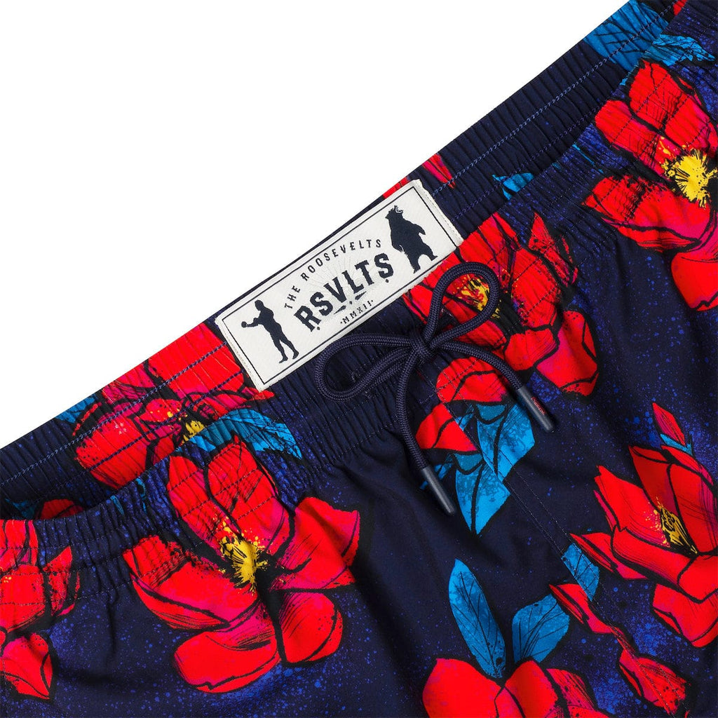 RSVLTS Bloom Service Hybrid Shorts in Blue — detail 5