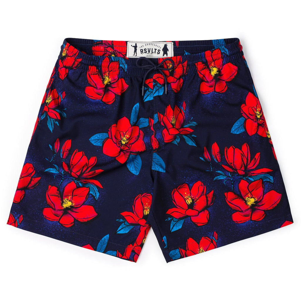 RSVLTS Bloom Service Hybrid Shorts in Blue — detail 2