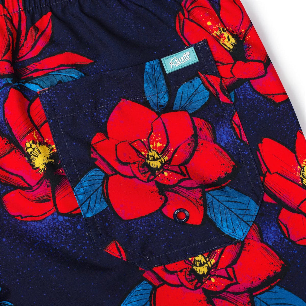 RSVLTS Bloom Service Hybrid Shorts in Blue — detail 4