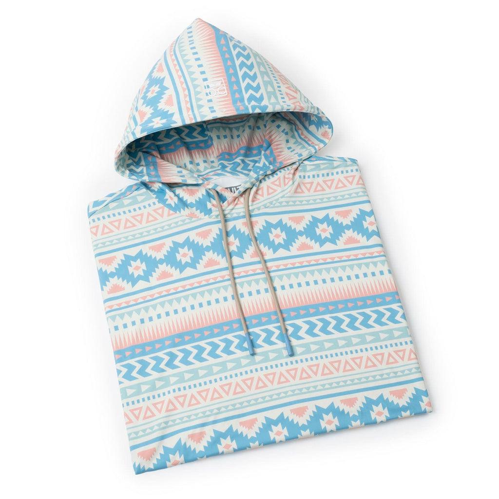 RSVLTS Aztec Pastel Performance Hoodie in Multicolor — detail 7