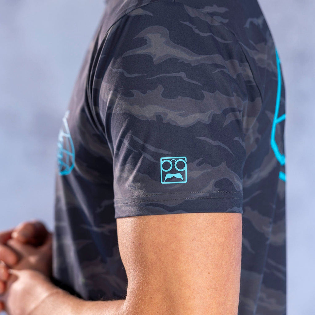 RSVLTS Dare Mighty Things Corp. Performance Tee in Gray — detail 8