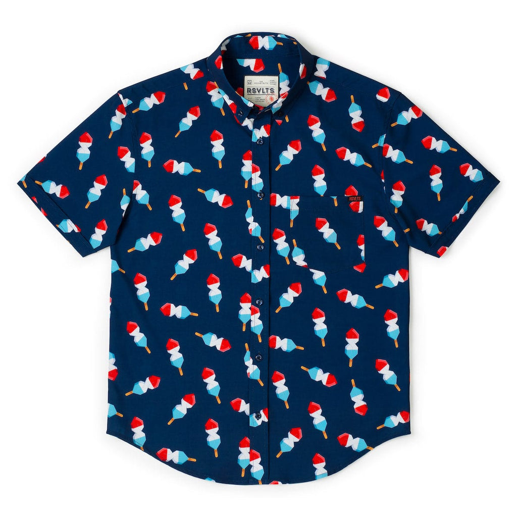RSVLTS Steve Pops & Freedom KUNUFLEX Short Sleeve Shirt — detail 6