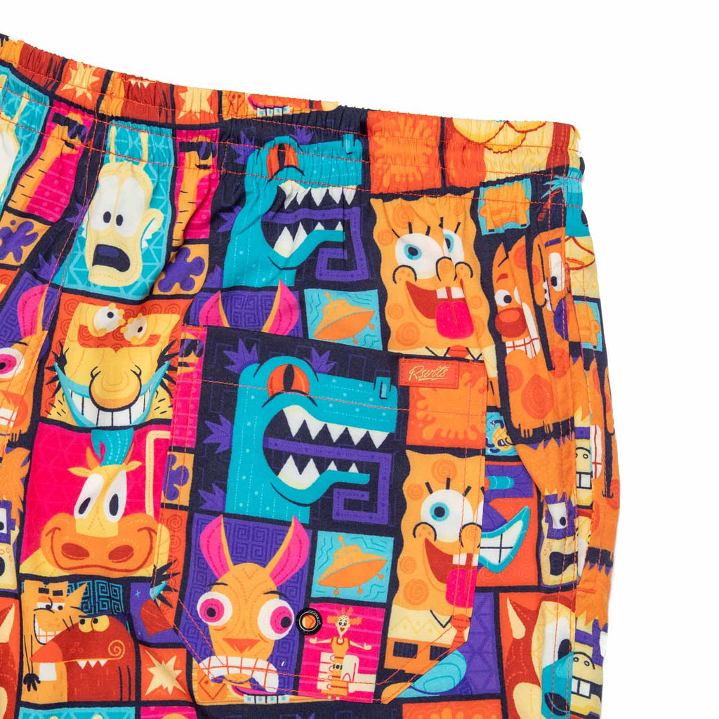 RSVLTS Tiki Toons Hybrid Shorts in Multicolor — detail 6