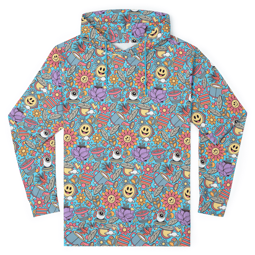 RSVLTS Happy Dazed Performance Hoodie in Multicolor — detail 5