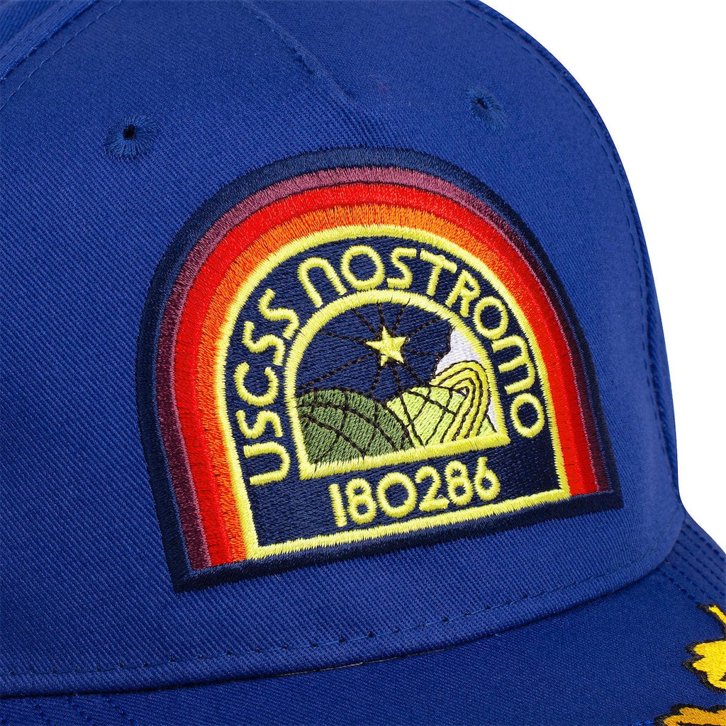RSVLTS USCSS Nostromo 5-Panel Curved Brim Hat in Blue — detail 5