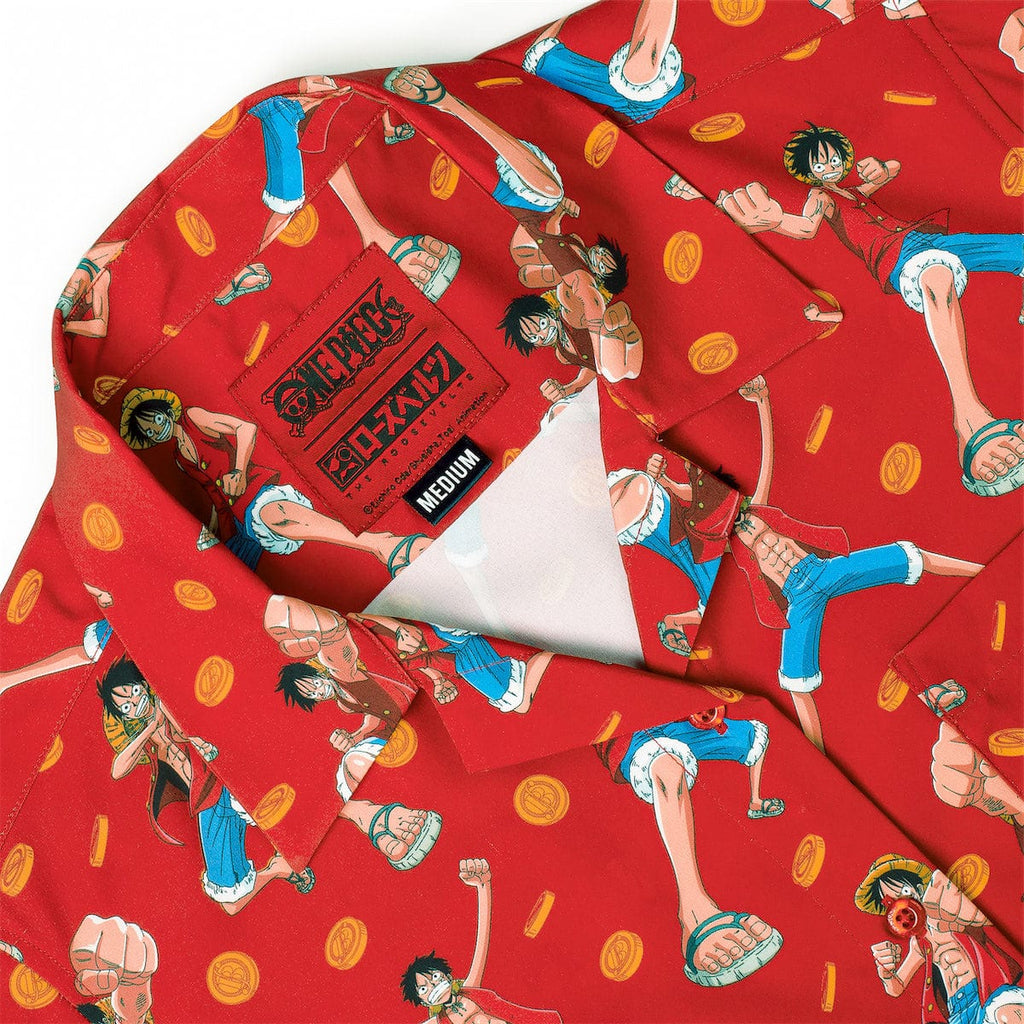 RSVLTS I’m Going to Become… Women's KUNUFLEX Short Sleeve Shirt in Red — detail 6