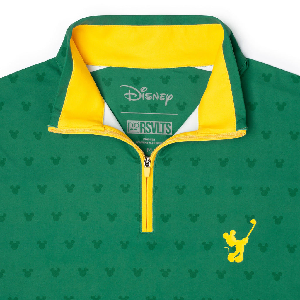 RSVLTS Pal for the Course Quarter Zip in Green — detail 3