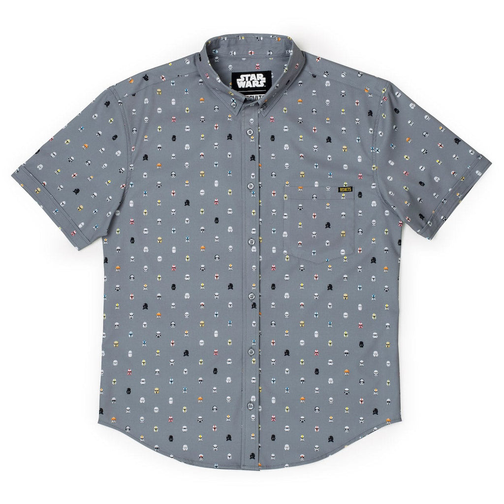 RSVLTS Lil Troopers KUNUFLEX Short Sleeve Shirt in Gray — detail 6