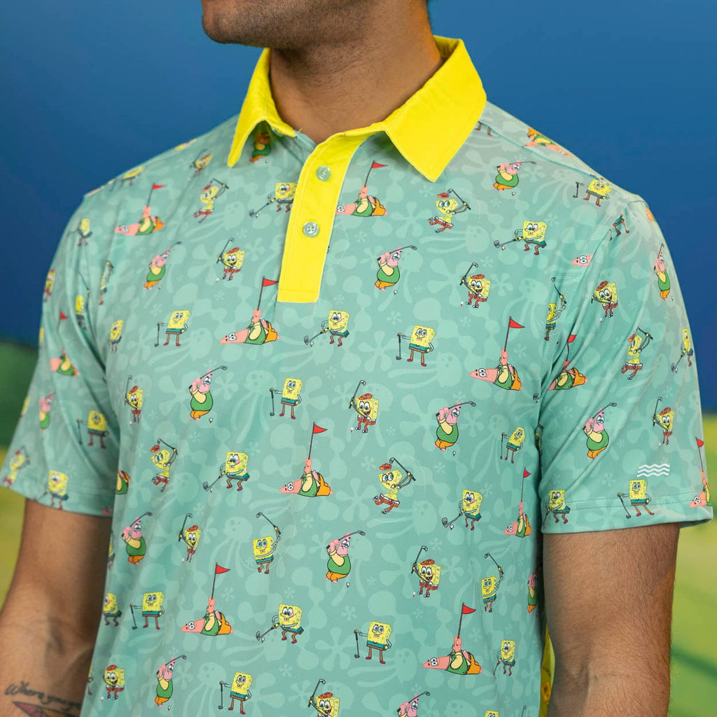 RSVLTS A Gentleman’s Game All-Day Polo in Green — detail 2