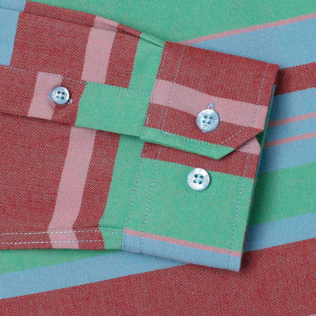 RSVLTS The Chucky BorlandFlex Long Sleeve Flannel in Multicolor — detail 3