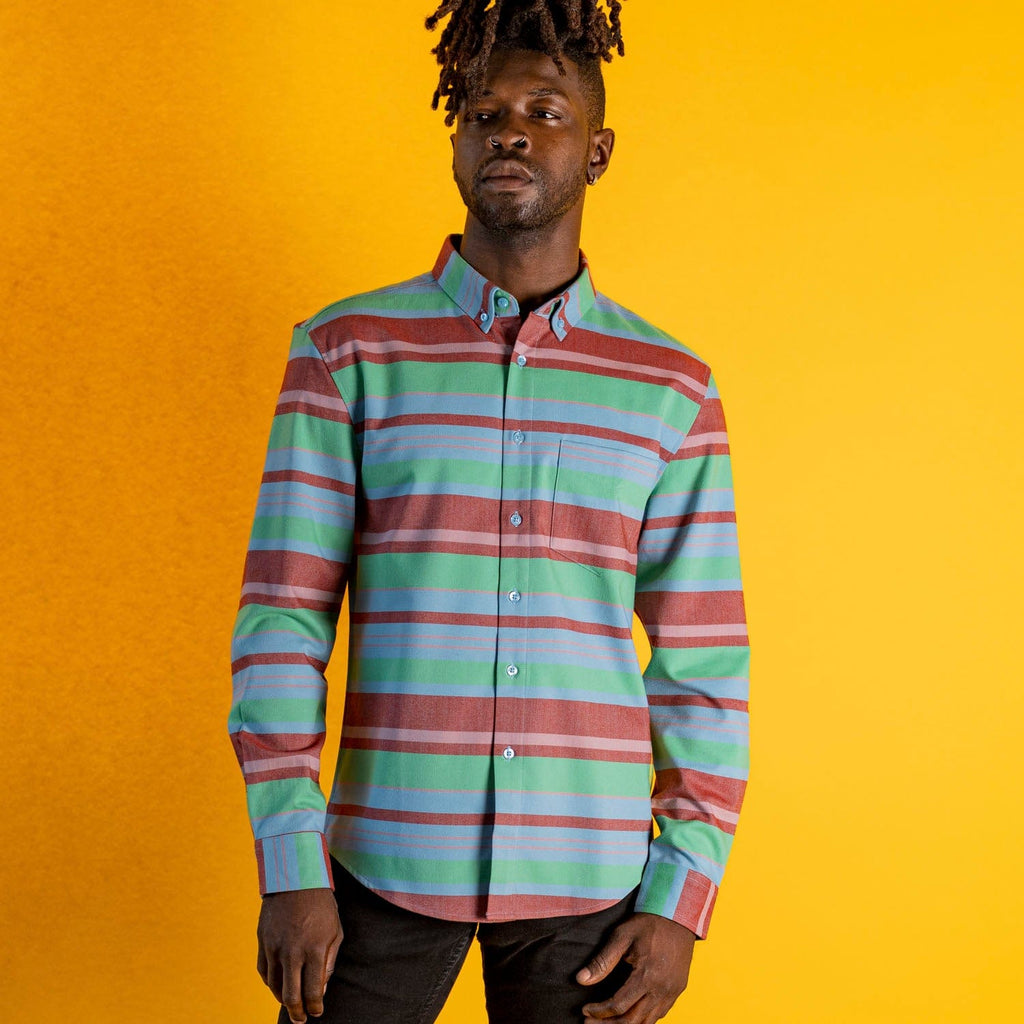 RSVLTS The Chucky BorlandFlex Long Sleeve Flannel in Multicolor — detail 2