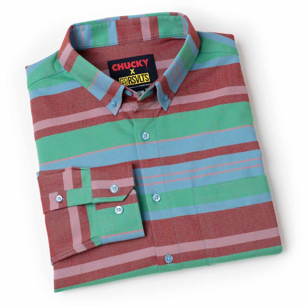 RSVLTS The Chucky BorlandFlex Long Sleeve Flannel in Multicolor — detail 9