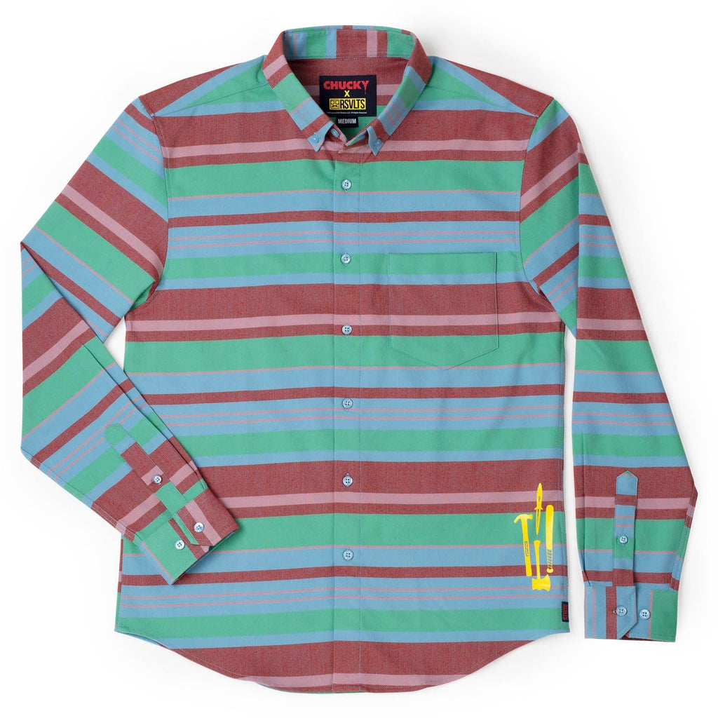RSVLTS The Chucky BorlandFlex Long Sleeve Flannel in Multicolor — front view