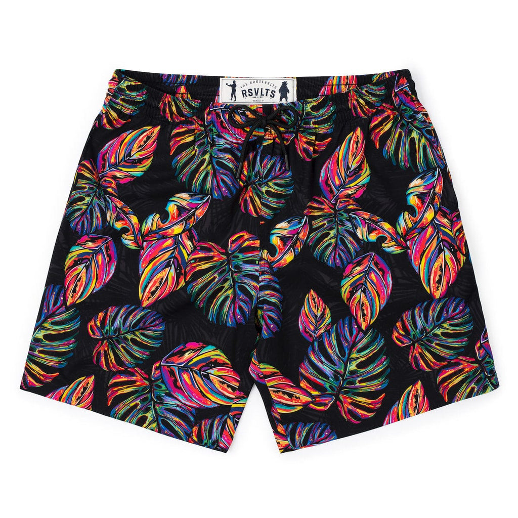 RSVLTS Vacation Steve Hybrid Shorts in Black — detail 2