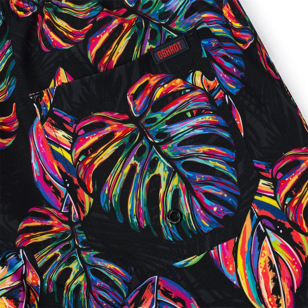 RSVLTS Vacation Steve Hybrid Shorts in Black — detail 3