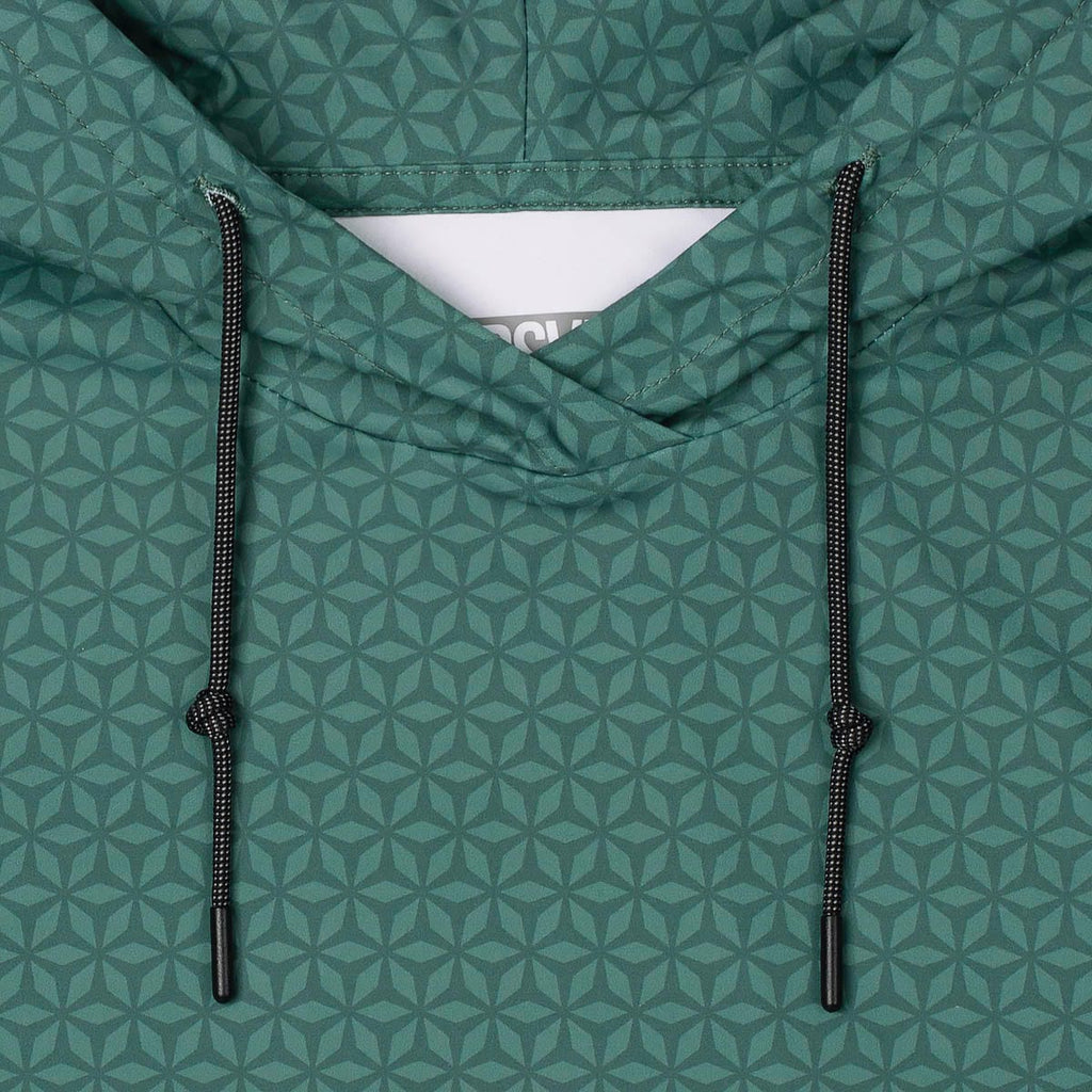 RSVLTS Geopetals Performance Hoodie in Green — detail 6